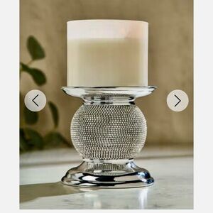 Bath & Body Works Elegant Silver Candle Holder